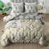The White Moss Hannah Reversible Print Pinch Pleat Winter Comforter With Pillow Covers