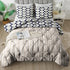 The White Moss Hannah Reversible Print Pinch Pleat AC Comforter With Pillow Cover