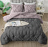 The White Moss Rosalie Reversible Pinch Pleat comforter with 2 pillow covers