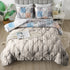 The White Moss Hannah Reversible Print Pinch Pleat AC Comforter With Pillow Cover
