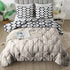 The White Moss Hannah Reversible Print Pinch Pleat Winter Comforter With Pillow Covers