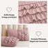 River Ruffles Double Bed Microfibre Comforter With 2 Pillow Covers- Easy care-Hypoallergenic