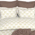 Christie 100% Cotton Striped Satin 220 TC King size Bed Linen Set with 4 Pillow Covers -1