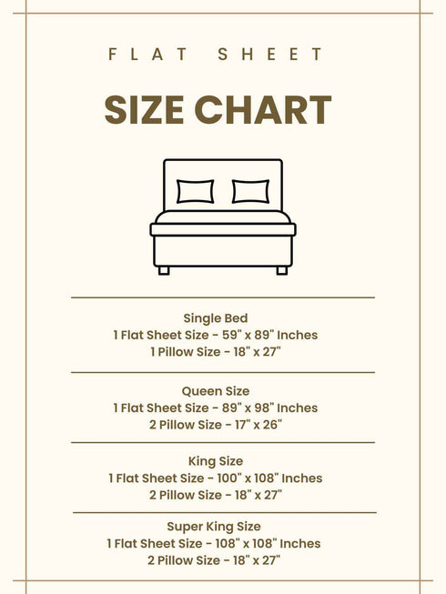 The White Moss DC London Double Bed 100% Cotton bedsheet with 2 pillow covers