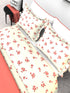 The White Moss Denmark Double bed 100% cotton bedsheet with 2 pillow covers