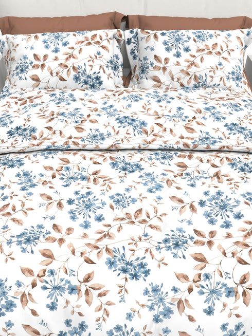 Faith 100% Cotton Satin Double Size Bedsheet with 2 Pillow Covers - Extra Soft - 220 TC Satin Weave - 3