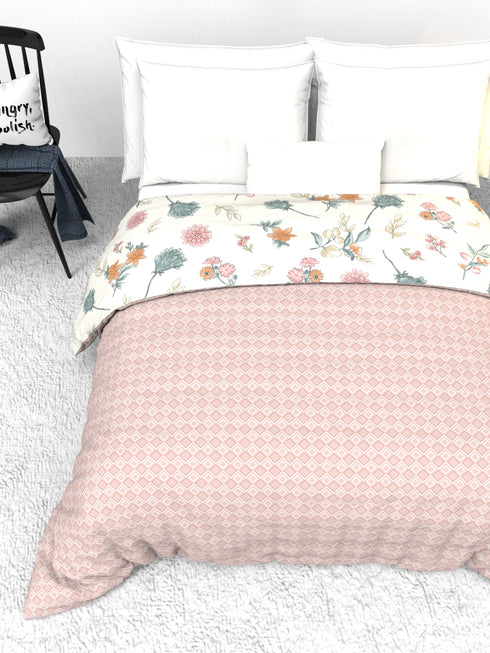 The White moss IDA Luxurious Super Soft AC Reversible Comforter