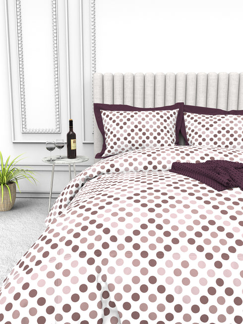 Tuscan Summer 100% Cotton King Size Bedsheet with 2 Pillow Covers -1