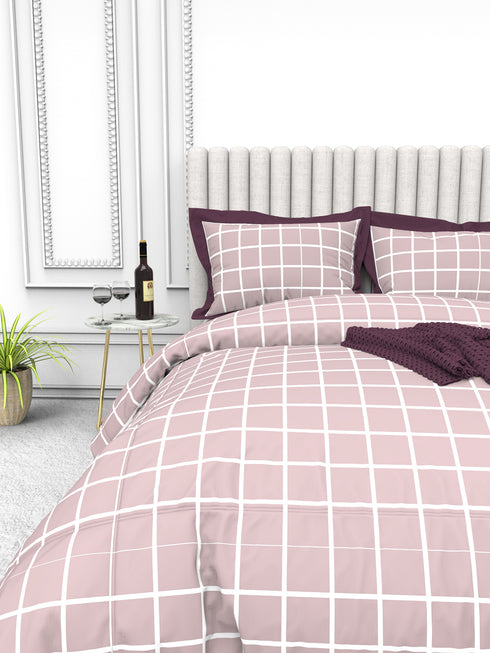 Tuscan Summer 100% Cotton King Size Bedsheet with 2 Pillow Covers -1