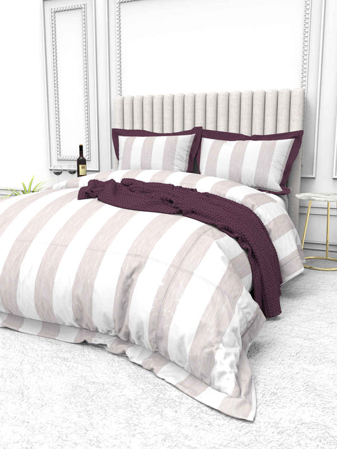 Tuscan Summer 100% Cotton King Size Bedsheet with 2 Pillow Covers -1