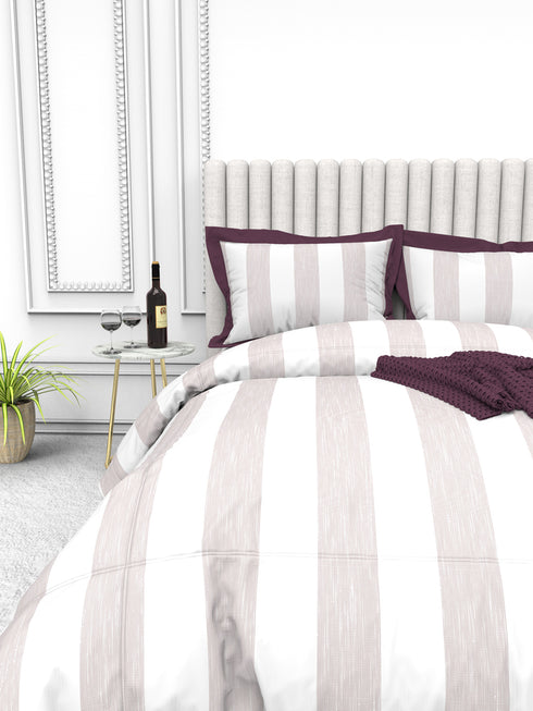 Tuscan Summer 100% Cotton King Size Bedsheet with 2 Pillow Covers -1