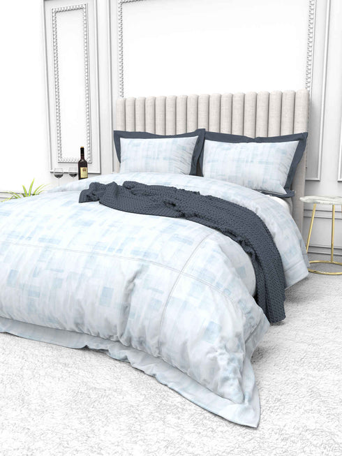 Tuscan Summer 100% Cotton King Size Bedsheet with 2 Pillow Covers -2