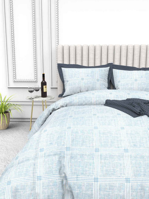 Tuscan Summer 100% Cotton King Size Bedsheet with 2 Pillow Covers -2