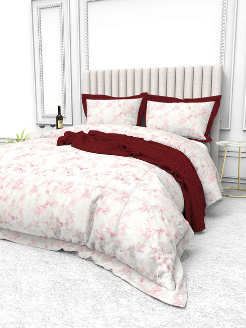 Tuscan Summer 100% Cotton King Size Bedsheet with 2 Pillow Covers -2