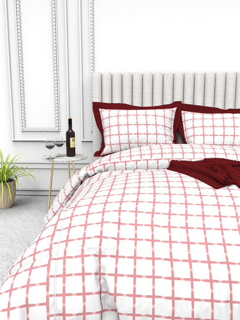 Tuscan Summer 100% Cotton King Size Bedsheet with 2 Pillow Covers -2