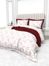 Tuscan Summer 100% Cotton King Size Bedsheet with 2 Pillow Covers -2