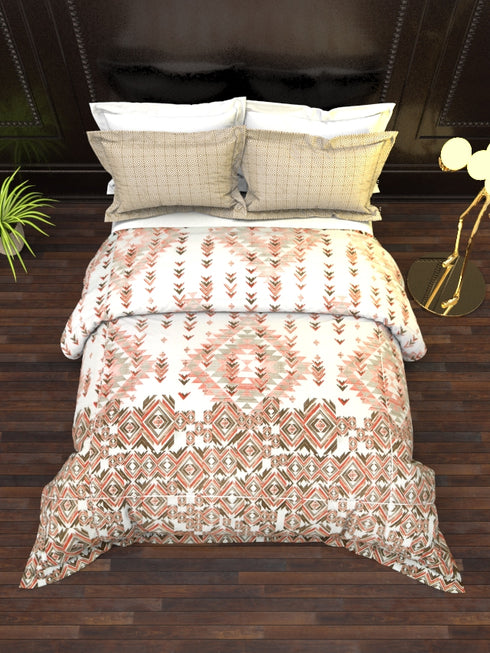 The White Moss DC London Double Bed 100% Cotton bedsheet with 2 pillow covers