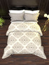 The White Moss DC London Double Bed 100% Cotton bedsheet with 2 pillow covers