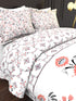 The White Moss DC London Double Bed 100% Cotton bedsheet with 2 pillow covers