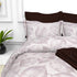 Christie 100% Cotton Striped Satin 220 TC King size Bed Linen Set with 4 Pillow Covers -1