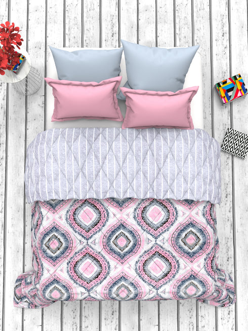 Miami Cotton Satin Reversible AC Comforter - 160B