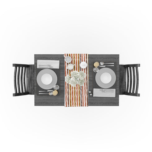 Harper 100% Organic Cotton Satin Table Runner - 1