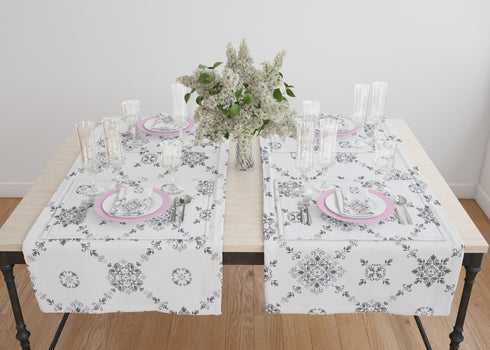 Elevate Your Dining Experience with the Harper Organic Cotton Satin Table Dining Set