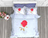 IVY LIVING 100% COTTON SATIN 250 TC 3 PIECE KINGSIZE BED LINEN SET -23A