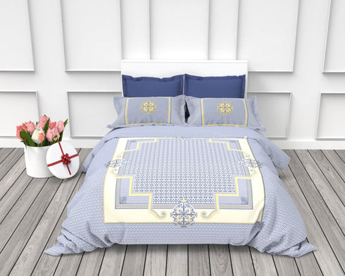 IVY LIVING 100% COTTON SATIN 250 TC 3 PIECE KINGSIZE BED LINEN SET -26B