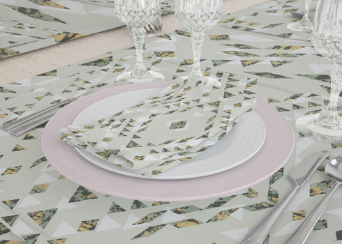 Elevate Your Dining Experience with the Harper Organic Cotton Satin Table Dining Set