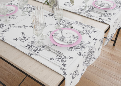 Elevate Your Dining Experience with the Harper Organic Cotton Satin Table Dining Set