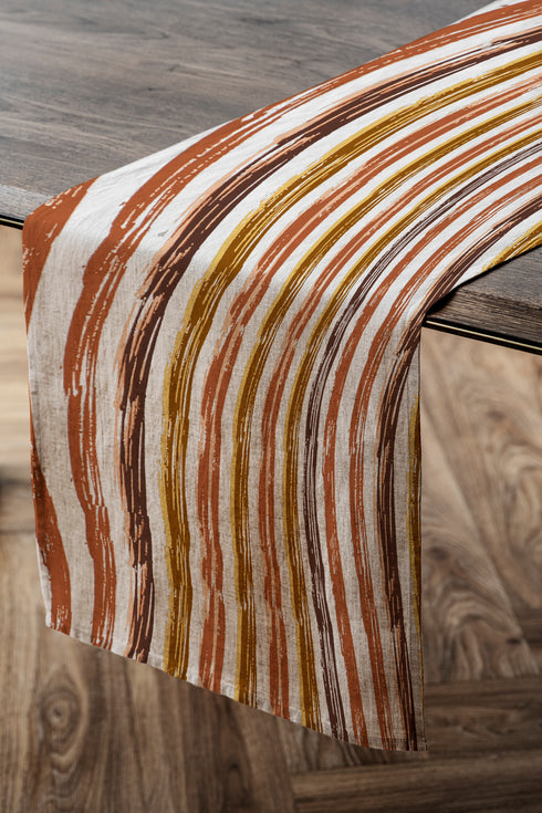 Harper 100% Organic Cotton Satin Table Runner - 1