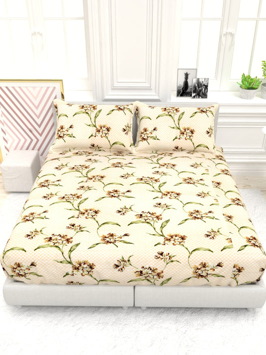 Georgia Double Size Satin Twill Bedsheet Set - Soft Peach