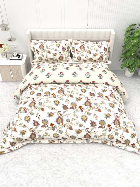 Shelton Combo of King Size Comforter with Bedsheet Set