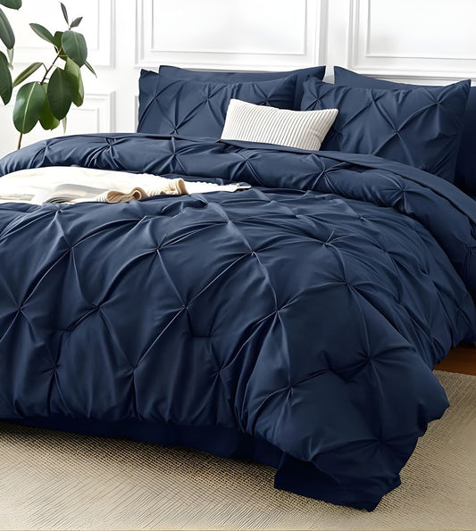 Marquis Pinch Pleat Comforter With Pillow Cover/s