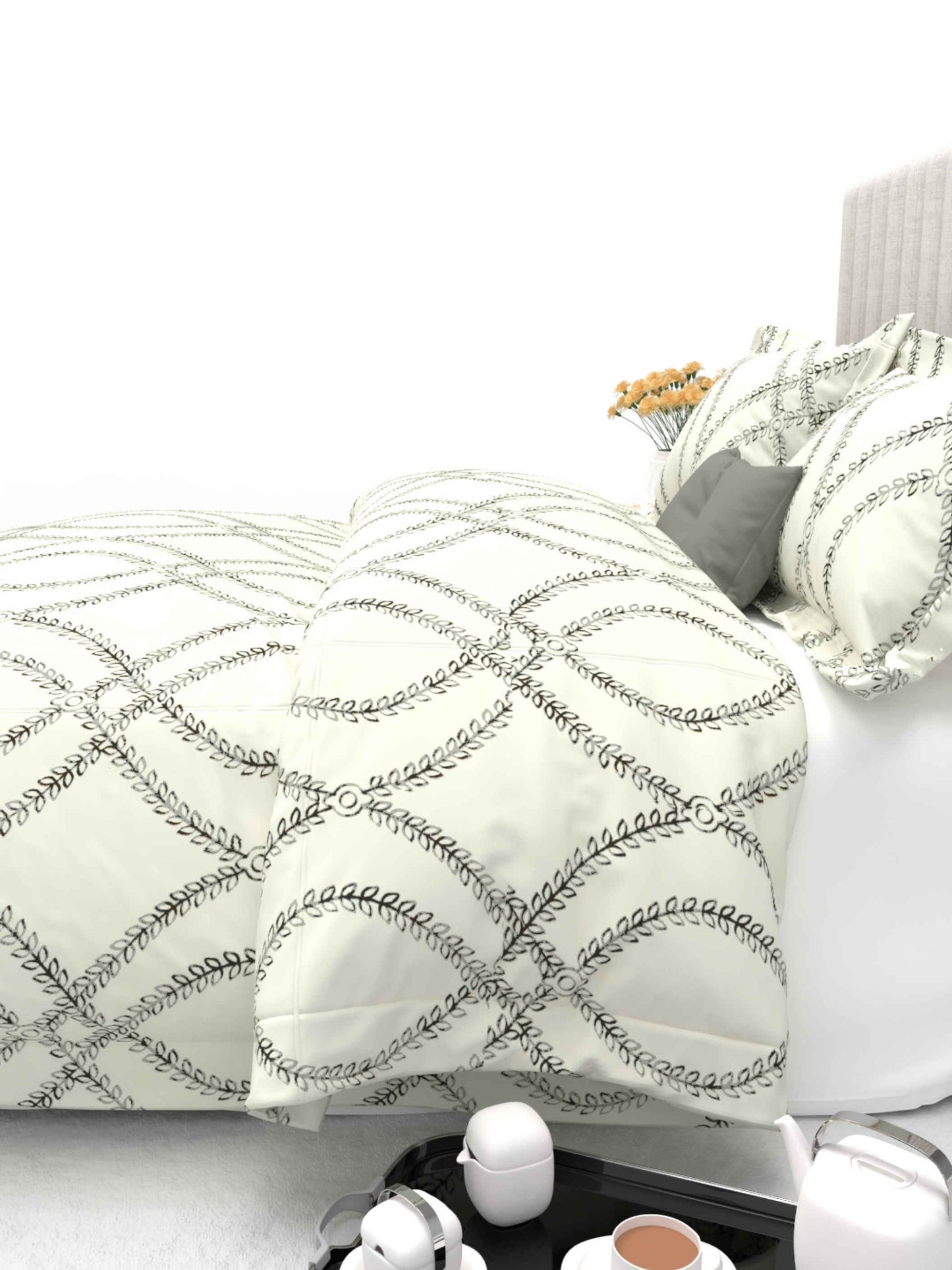 Primrose King Size 600TC Luxury Satin Bedsheet Set - [Insert Design Name]