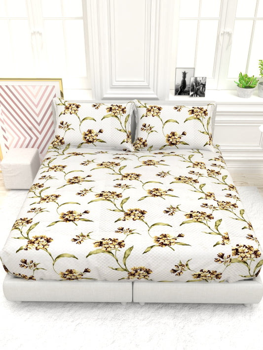 Georgia Double Size Satin Twill Bedsheet Set - Ash Gray