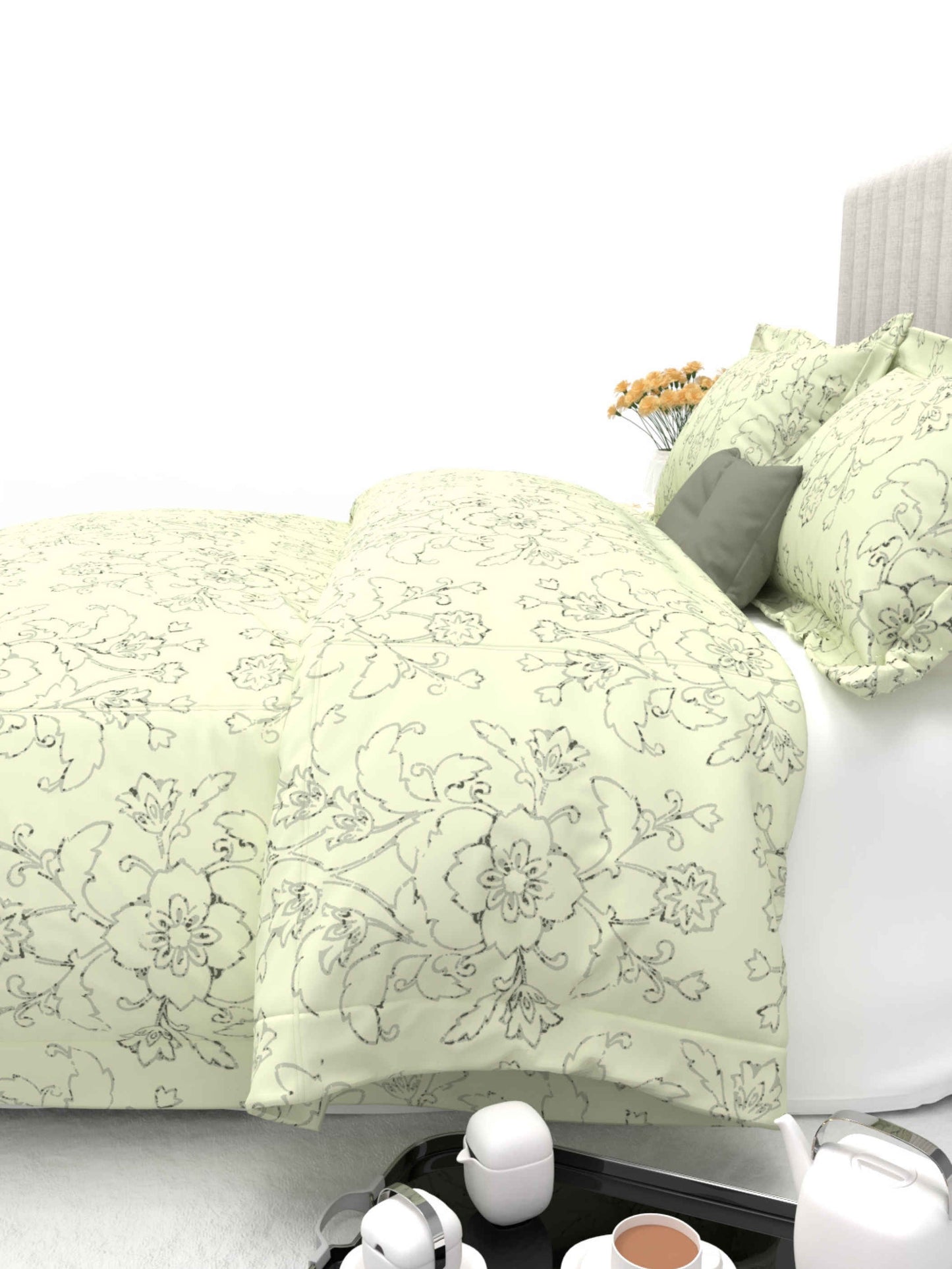 Primrose King Size 600TC Luxury Satin Bedsheet Set - [Insert Design Name]