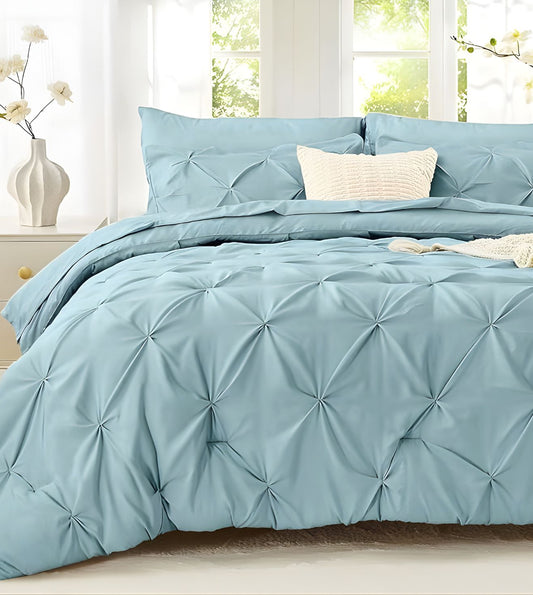 Marquis Pinch Pleat Comforter With Pillow Cover/s