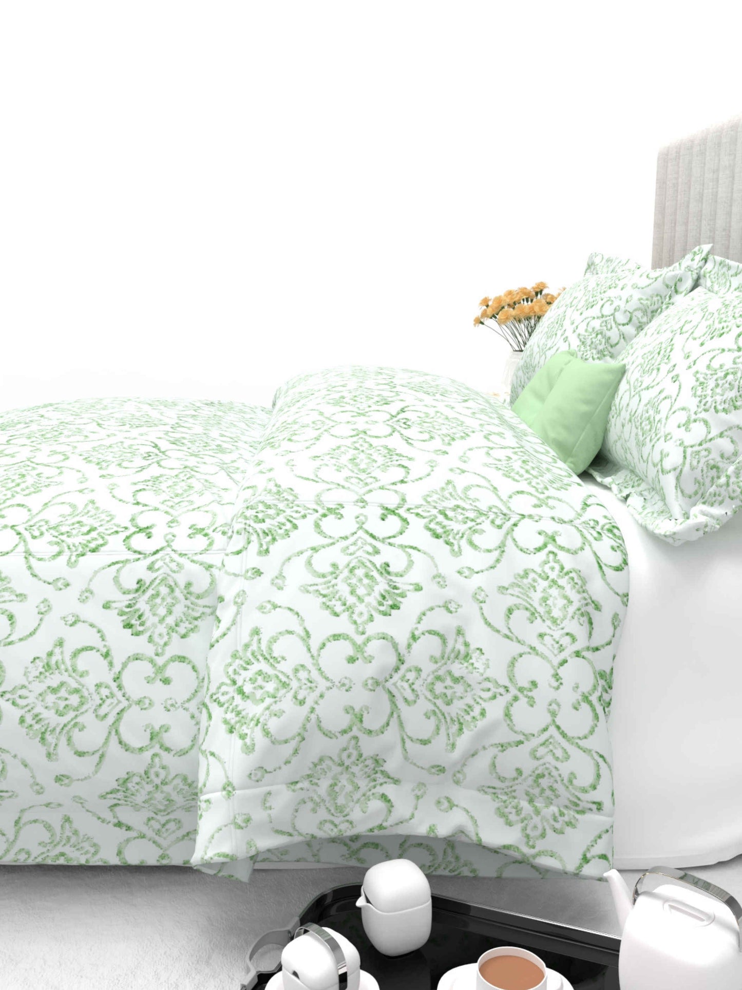 Primrose King Size 600TC Luxury Satin Bedsheet Set - [Insert Design Name]