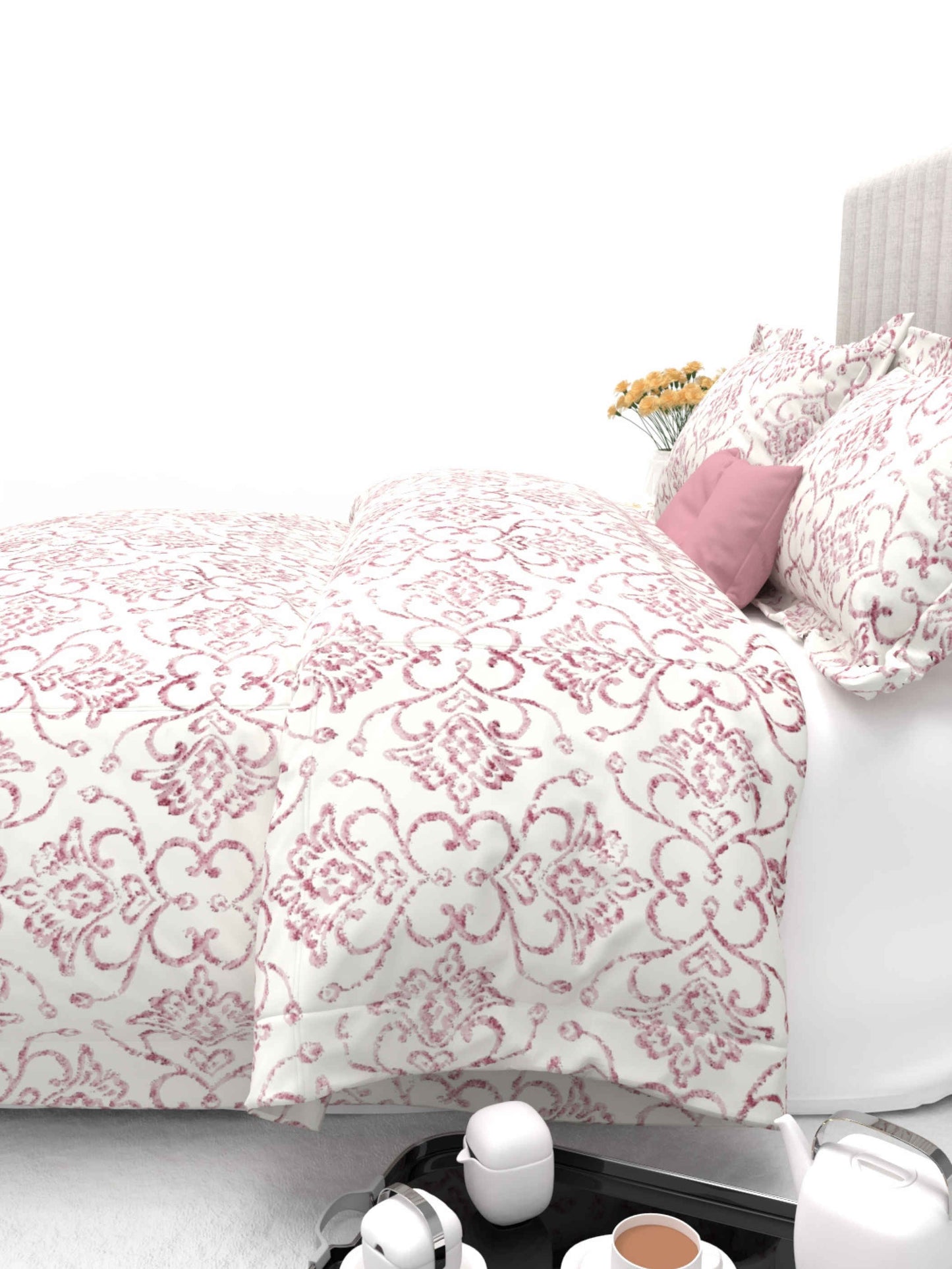 Primrose King Size 600TC Luxury Satin Bedsheet Set - [Insert Design Name]