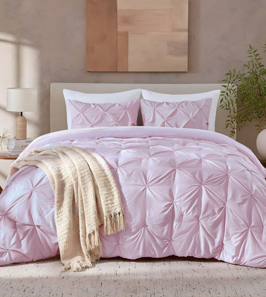 Marquis Pinch Pleat Comforter With Pillow Cover/s