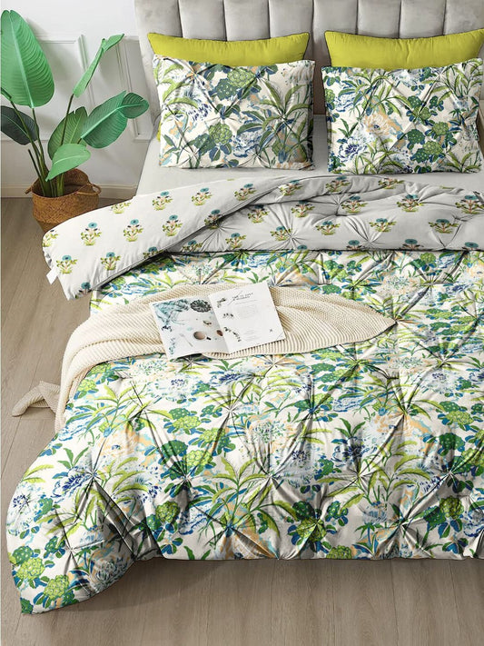 Hannah Pinch Pleat Comforter With Pillow Cover/s