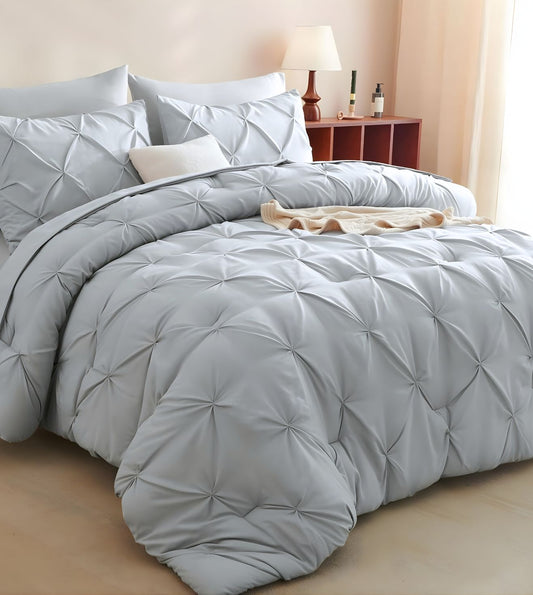 Marquis Pinch Pleat Comforter With Pillow Cover/s
