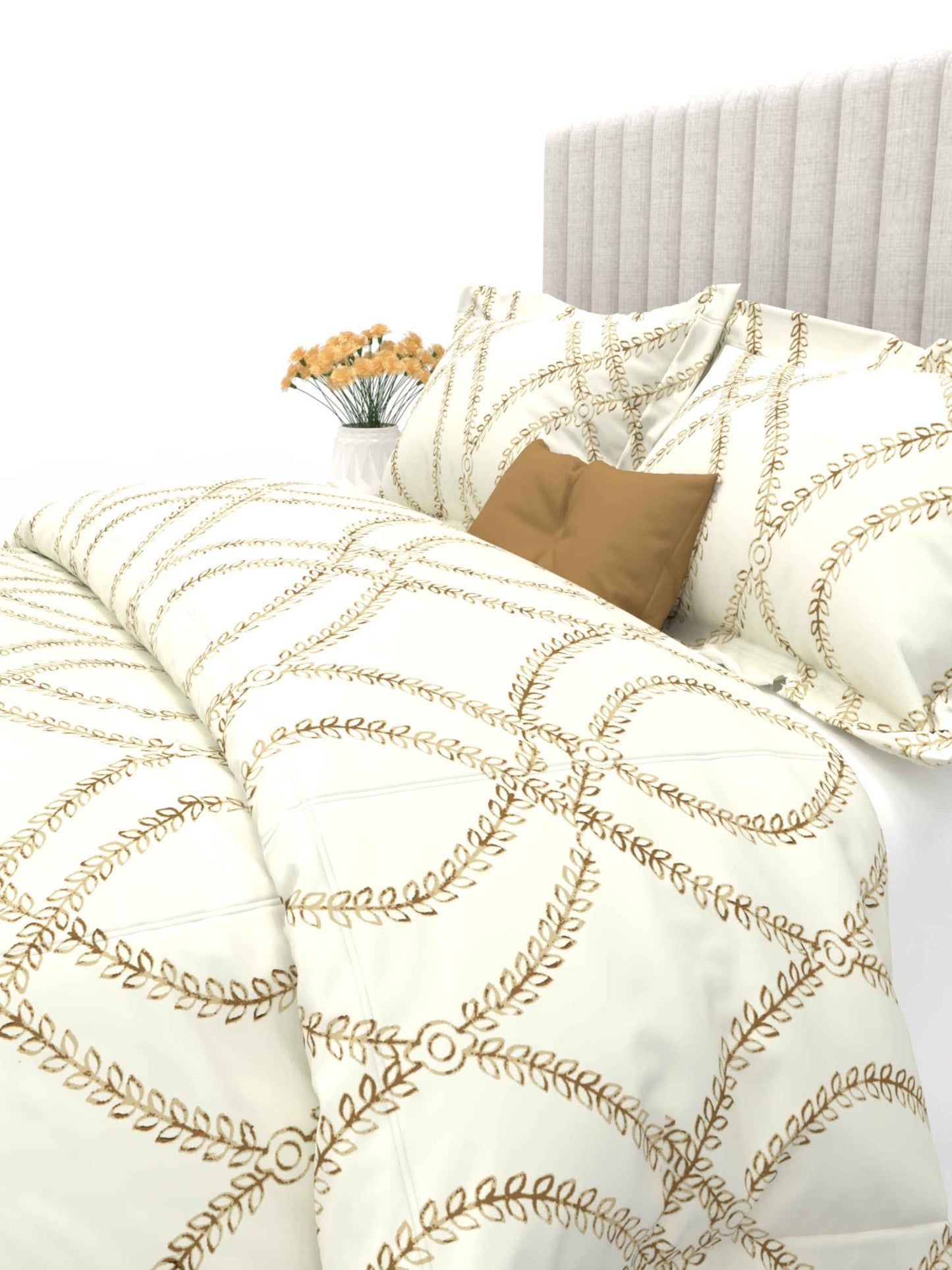 Primrose King Size 600TC Luxury Satin Bedsheet Set - [Insert Design Name]