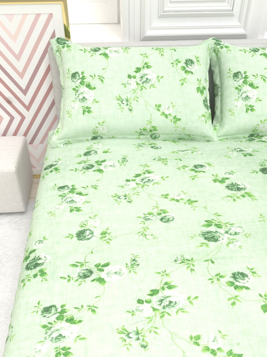 Georgia Double Size Satin Twill Bedsheet Set - Pistachio