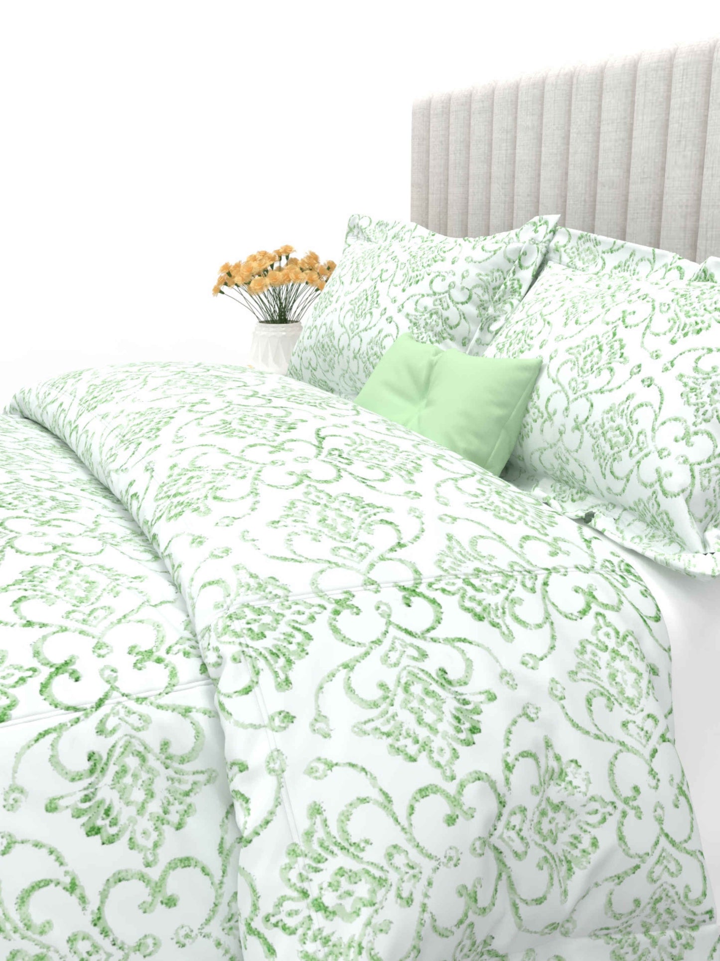 Primrose King Size 600TC Luxury Satin Bedsheet Set - [Insert Design Name]