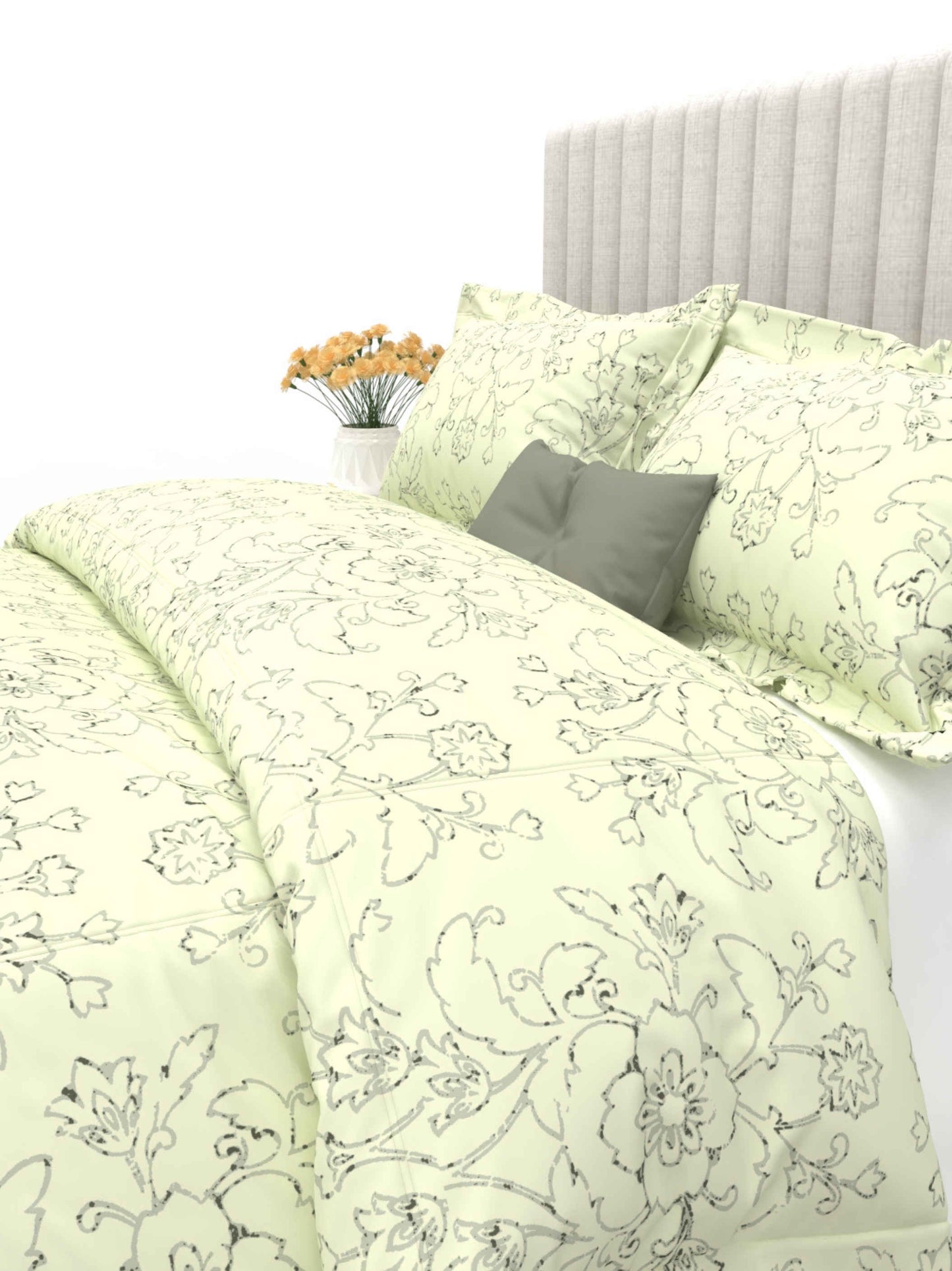 Primrose King Size 600TC Luxury Satin Bedsheet Set - [Insert Design Name]