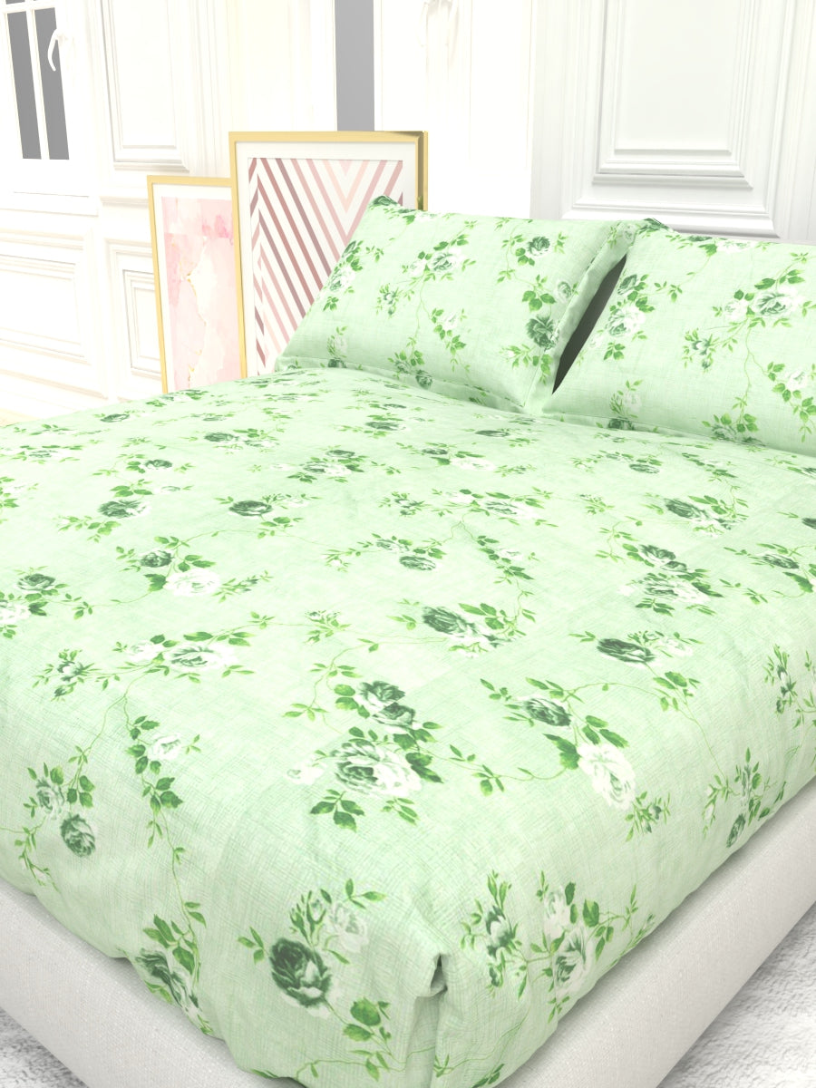 Georgia Double Size Satin Twill Bedsheet Set - Pistachio