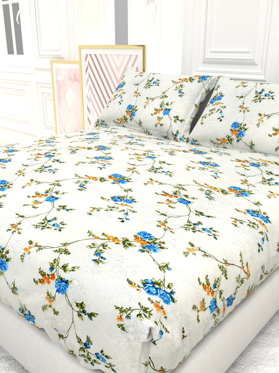 Georgia Double Size Satin Twill Bedsheet Set - Pink